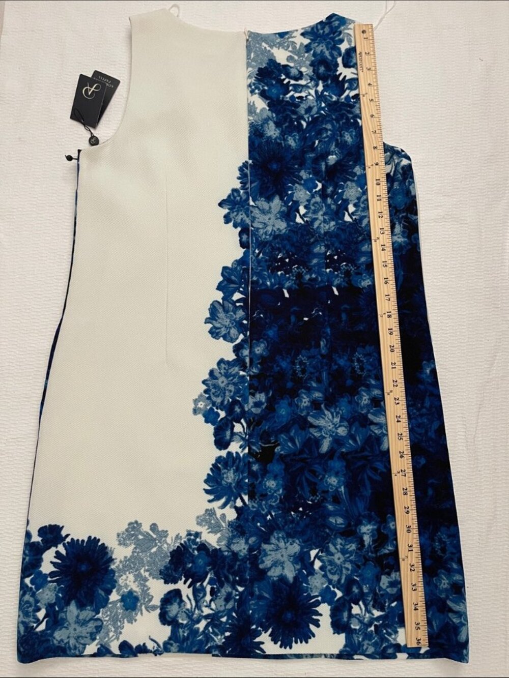 Adrianna Papel Sleeveless Floral Print Waffle Pique Sheath Dress - Picture 13 of 13